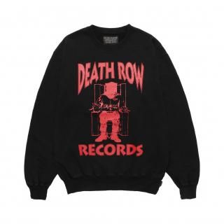 DEATH ROW RECORDS / WASHED MIDDLE WEIGHT CREW NECK SWEAT SHIRT