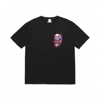 56 TATTOO STUDIO / WASHED HEAVY WEIGHT CREW NECK T-SHIRT 