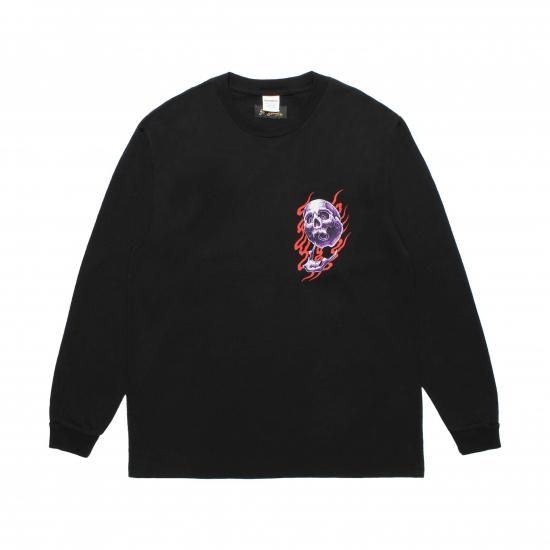 WACKOMARIA / 56 TATTOO STUDIO / WASHED HEAVY WEIGHT CREW NECK LONG SLEEVE T-SHIRT 