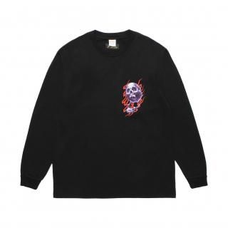 56 TATTOO STUDIO / WASHED HEAVY WEIGHT CREW NECK LONG SLEEVE T-SHIRT 