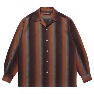 STRIPED OPEN COLLAR SHIRT L/S
