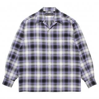 OMBRE CHECK OPEN COLLAR SHIRT L/S ( TYPE-1 )
