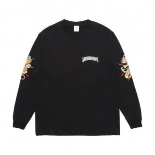 TIM LEHI / WASHED HEAVY WEIGHT CREW NECK LONG SLEEVE T-SHIRT ( TYPE-2 )
