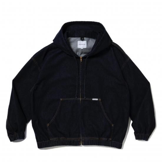 COOTIE / 12.5oz Denim Zip Up Hooded Jacket
