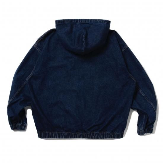 COOTIE / 12.5oz Denim Zip Up Hooded Jacket
