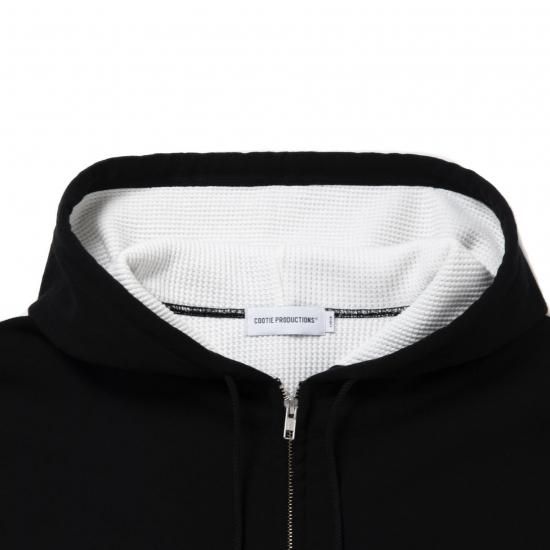 COOTIE / Thermal Combination Sweat Zip Hoodie
