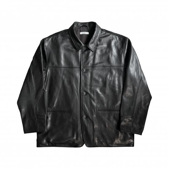 exodus / LEATHER HALF COAT