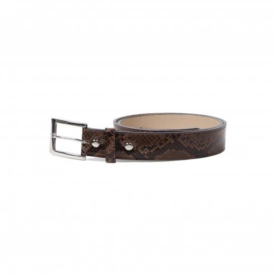 WACKOMARIA / PYTHON LEATHER BELT	
