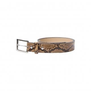 PYTHON LEATHER BELT	
