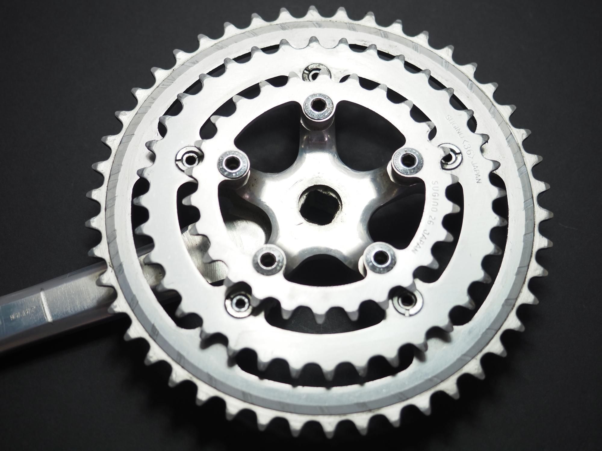 SUGINO AT CRANK SET - CHOUCHIN CYCLE SUGINO AT CRANK SET - CHOUCHIN CYCLE