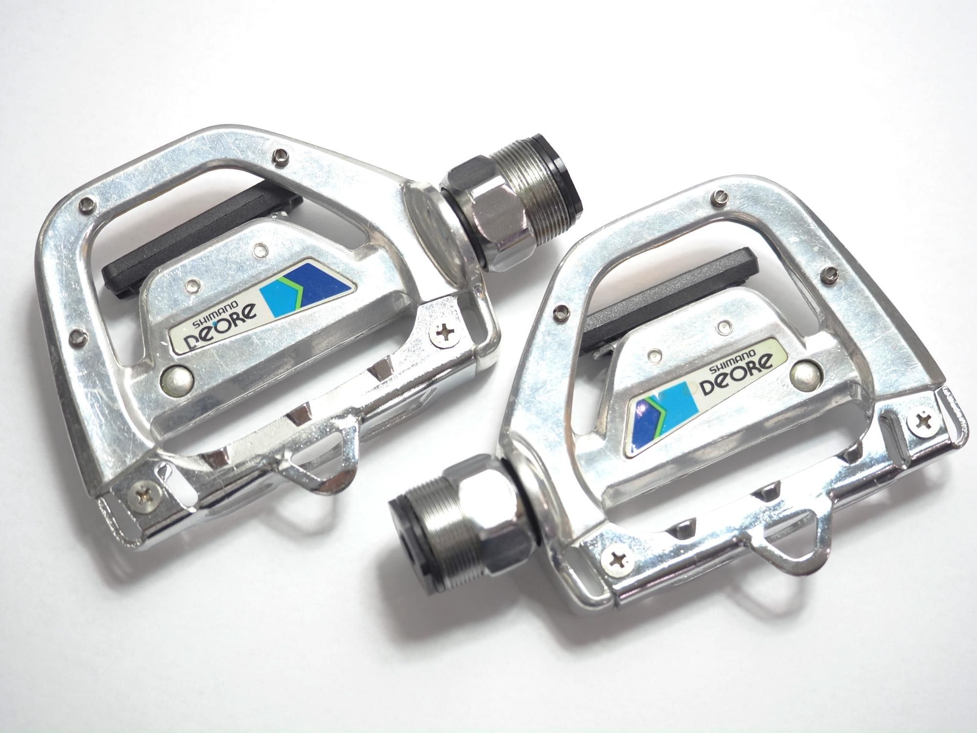 ヴィンテージ　シマノ　DEORE　DDペダル　ロード　ランドナー　　長期保管品 ヴィンテージ シマノ DEORE DDペダル ロード ランドナー 長期