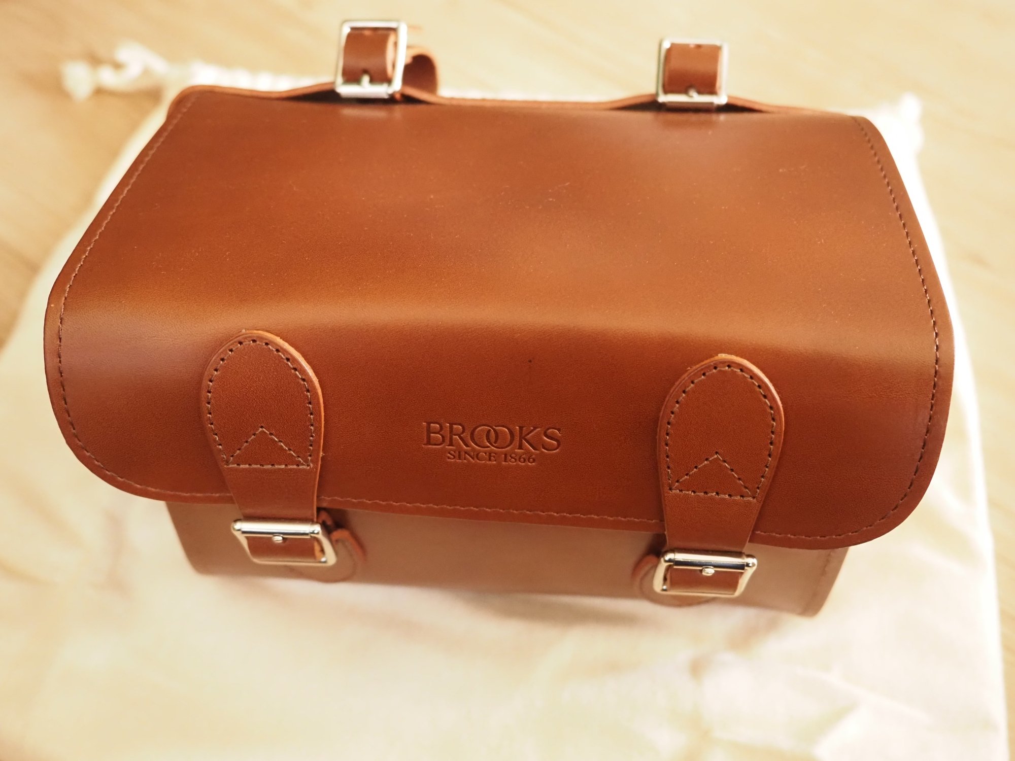 BROOKS MILLBROOK HOLDALL LEATHER BAG（ブラウン） - CHOUCHIN CYCLE