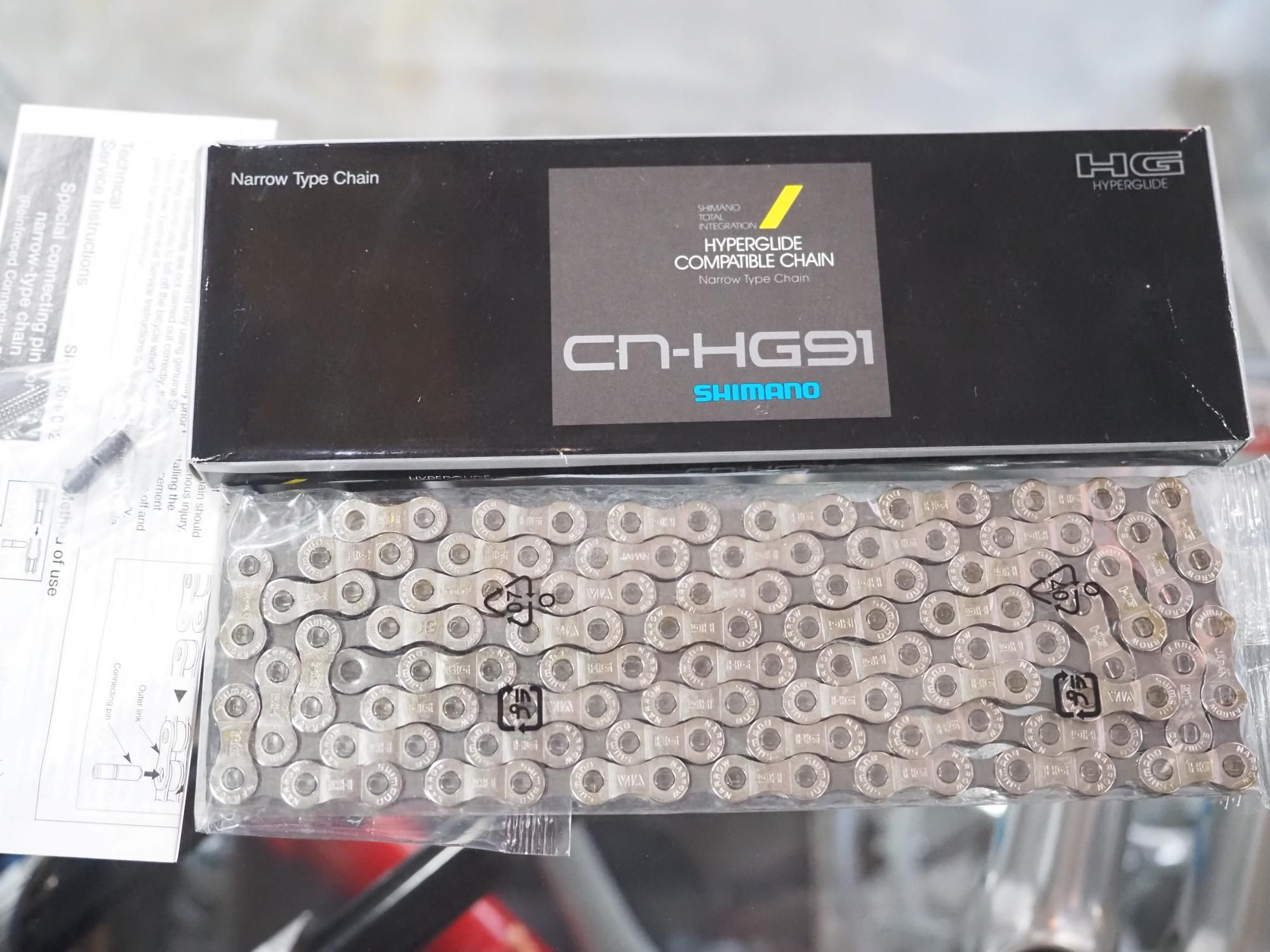 <img class='new_mark_img1' src='https://img.shop-pro.jp/img/new/icons14.gif' style='border:none;display:inline;margin:0px;padding:0px;width:auto;' />SHIMANO CN-HG91