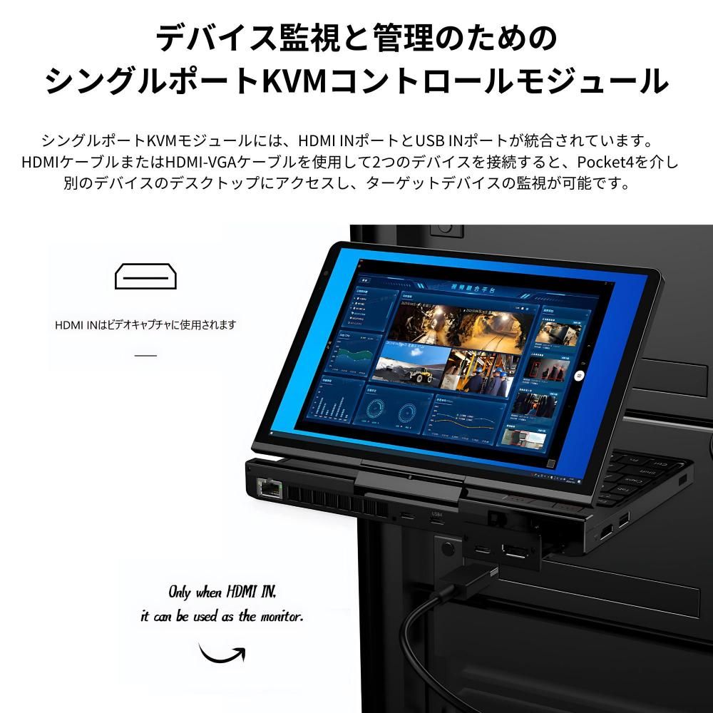 GPD Pocket4 デントオンラインショップ限定セット 8.8インチ回転