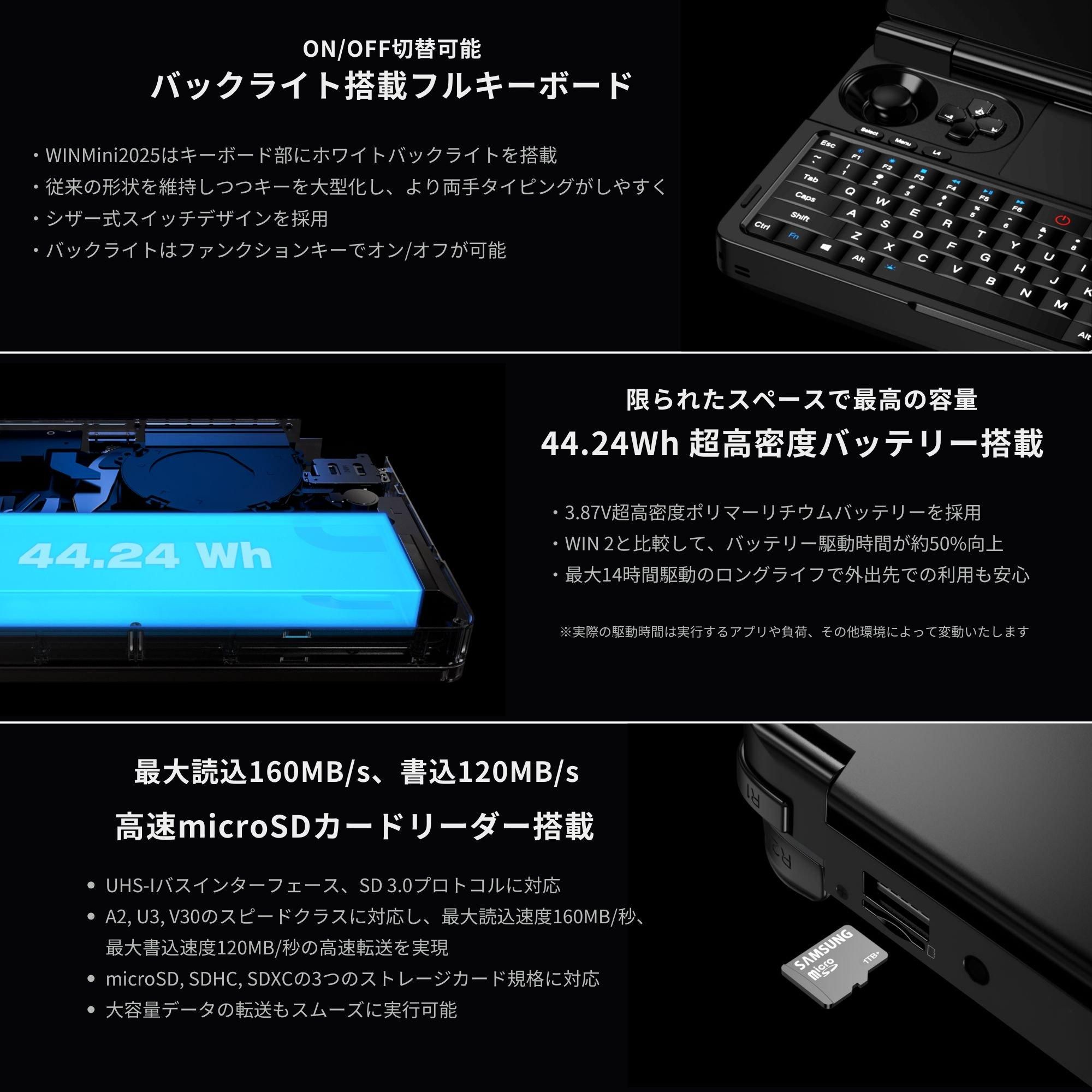 GPD WIN Mini 2025 デントオンラインショップ限定セット 国内正規品