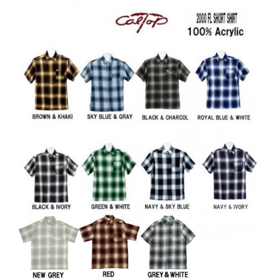 Cal top（キャルトップ）フランネル ショートスリーブ チェックシャツ - ROOTS- International 　 11000円以上お買い上げで送料無料！