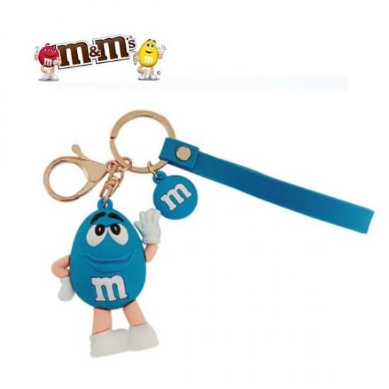 レッド ブルー グリーン イエロー M M S シリコンラバー キーチェーン 全4種 キーホルダー フィギュア キャラクターグッズ エムアンドエムズ Roots International