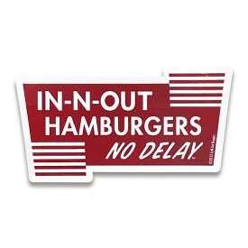 IN-N-OUT BURGER NO DELAY STICKER 󥢥ɥ С  ƥå