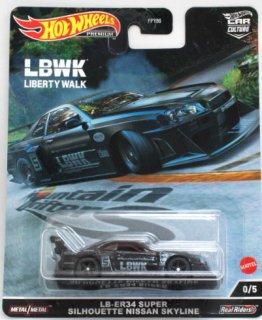 գӸꡪHot Wheels ۥåȥ 㡼   LB-ER34 ѡ륨å 饤  ޥƥ󡦥ɥե  ֥å