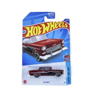 ＵＳカード！ HOTWHEELS　【 '55 Chevy, Chevy Bel Air [RED] 】’55シェビーベルエア レッド