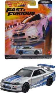 Hot Wheels FASTFURIOUS  磻ɥԡ   饤 GT-R(BNR34ˡ ۥåȥ 磻 Nissan Skyline GT-RBNR34