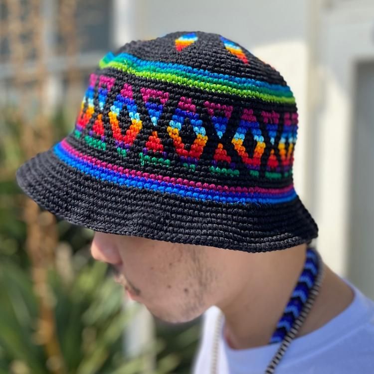 エルマレ グアテマラ ハット el mare Guatemala hat【ブラックA