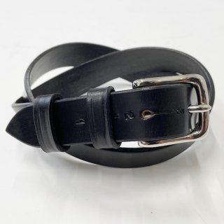 ジャベツクリフ スティラップ レザーベルト JABEZ CLIFF×el mare  STIRRUP Leather Belt 2.8cm【ブラック】