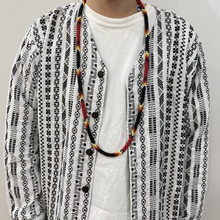 デルソル グアテマラ ビーズ ネックレス DEL SOL Guatemala beads necklace【レッドA】