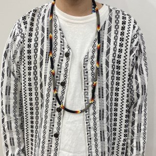 デルソル グアテマラ ビーズ ネックレス DEL SOL Guatemala beads necklace【グレーA】