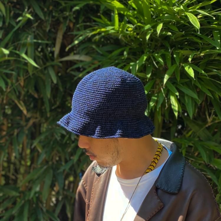 エルマレ グアテマラ ハット el mare Guatemala hat【ネイビー