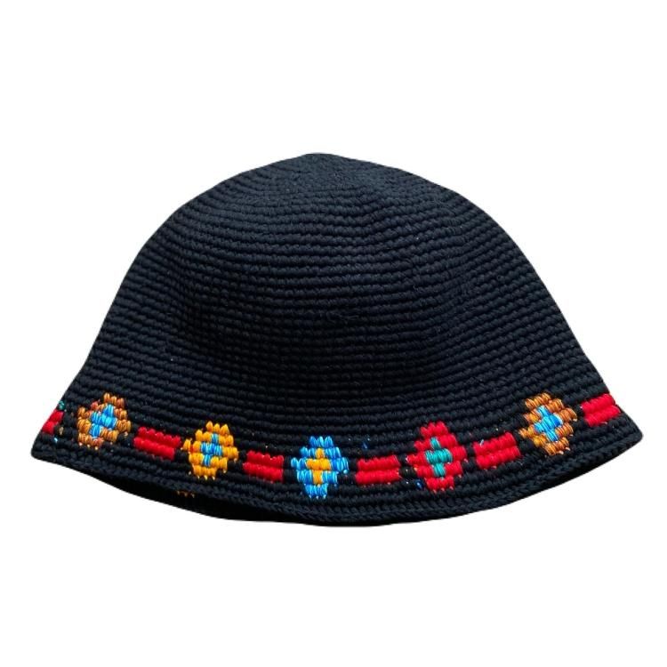 エルマレ グアテマラ ハット el mare Guatemala hat【ブラックL エルマレ グアテマラ ハット el mare Guatemala hat【ブラックL