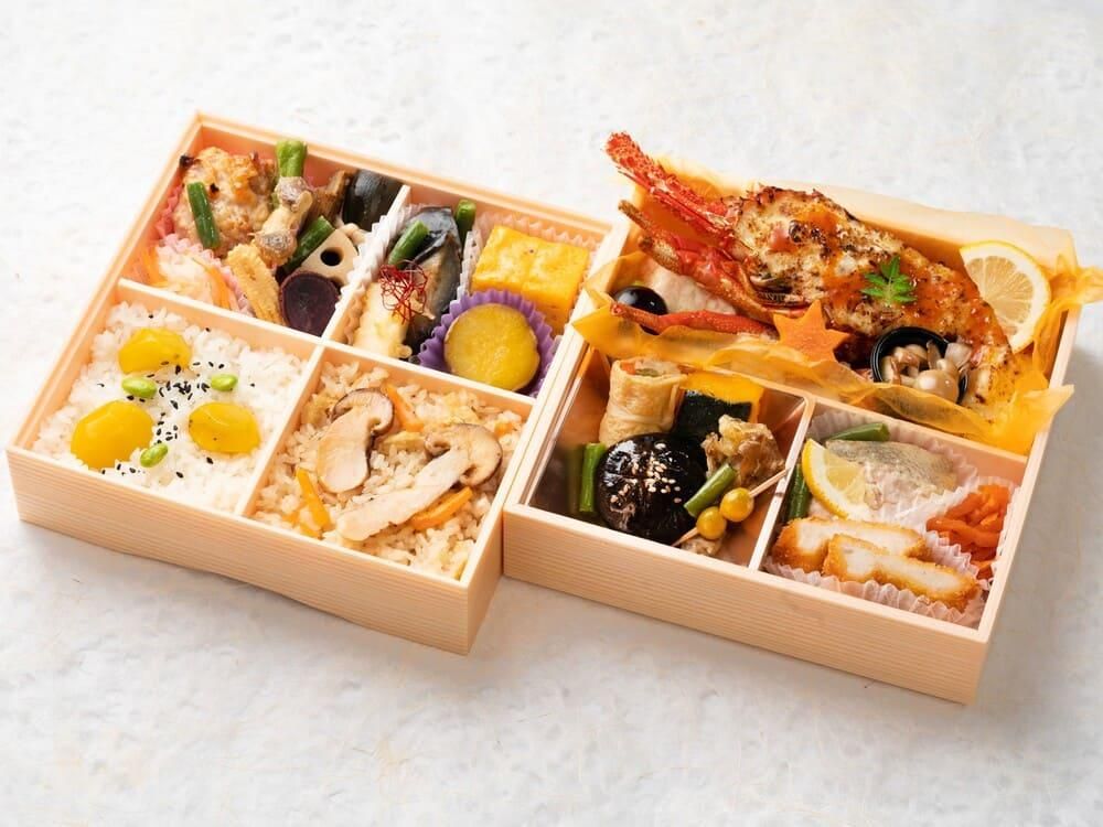 383.【秋限定】伊勢海老のテルミドールと鮭のなだ焼き・松茸/栗ごはんの特選御膳