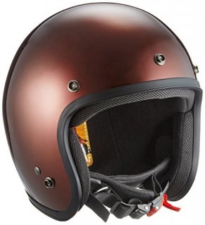 ダムトラックス(DAMMTRAX) バイクヘルメット ジェット D マルーン メンズ (57cm~60cm未満)