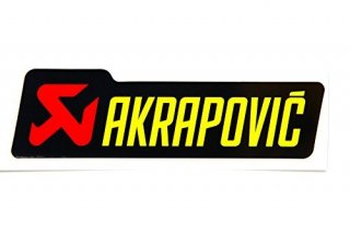 AKRAPOVIC(アクラポヴィッチ) 耐熱サイレンサーステッカー 180x53mm アルミ P-HST1AL