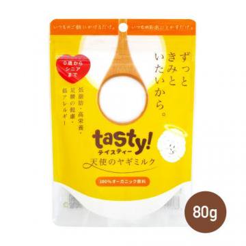 <img class='new_mark_img1' src='https://img.shop-pro.jp/img/new/icons1.gif' style='border:none;display:inline;margin:0px;padding:0px;width:auto;' />tasty! 天使のヤギミルク　80g