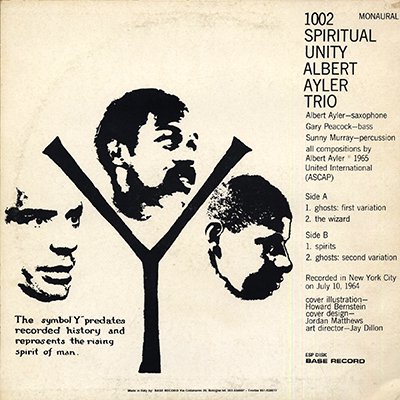 ALBERT AYLER TRIO - SPIRITUAL UNITY (LP) - BOURGEON records | ブル