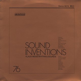 KLAUS WEISS RHYTHM & SOUNDS - SOUND INVENTIONS (LP)