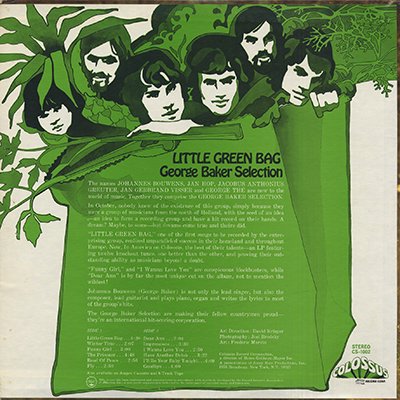 GEORGE BAKER SELECTION - LITTLE GREEN BAG (LP) - BOURGEON records |  ブルジョンレコード