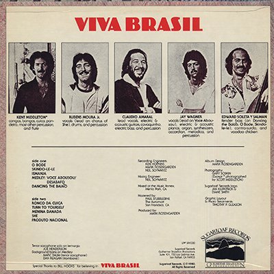 VIVA BRASIL - S/T (LP) - BOURGEON records | ブルジョンレコード