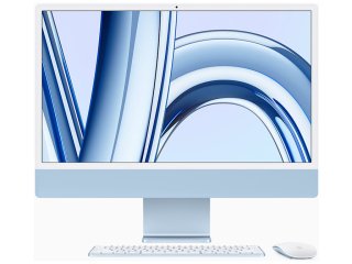 Apple  iMac 24 Retina 4.5Kǥ MQRC3J/A [֥롼]/Late 2023/M3å/8GB/SSD256GBܥǥ