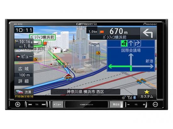 カーナビ AVIC-RW7100 パイオニア 楽ナビ AVIC-RZ710 7V型(インチ)カーナビ