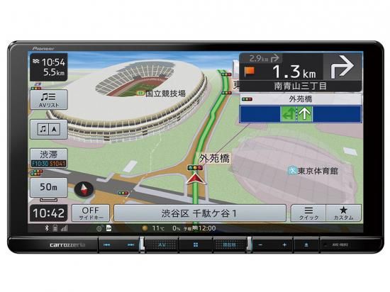 パイオニア 楽ナビ AVIC-RQ911 9V型(インチ)カーナビ