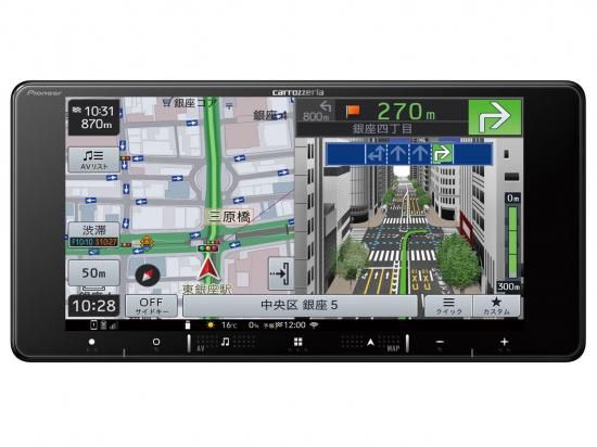 カーナビ carrozzeria AVIC-RW721 楽ナビ AVIC-RW821-D パイオニア カロッツェリア 7インチ