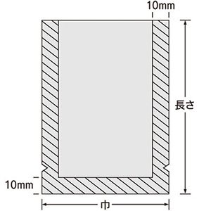 ﾅｲﾛﾝﾎﾟﾘ 新Lﾀｲﾌﾟ No.9B4 160x200mm 100枚(16-20) - テンポスバスターズ北陸 / 真空包装機専門店「Packle」