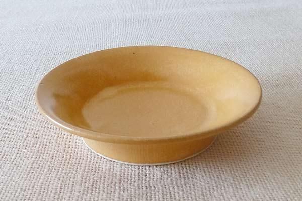 小澤基晴|黄釉 4寸皿|和食器通販|暮らしのうつわの店 なごみ 小澤基晴|黄釉 4寸皿|和食器通販|暮らしのうつわの店 なごみ