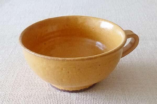 小澤基晴｜すみれ / 淡黄 スープカップ｜和食器通販｜暮らしの