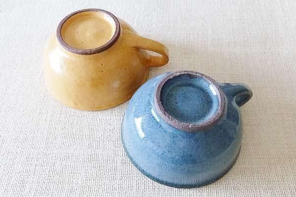 小澤基晴｜すみれ / 淡黄 スープカップ｜和食器通販｜暮らしの