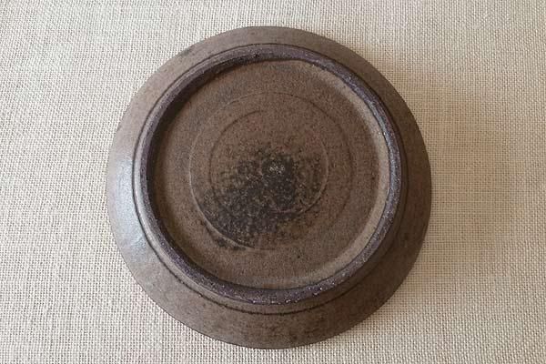 小澤基晴|(訳あり)ブロンズ しのぎ7寸皿|和食器通販 小澤基晴|(訳あり)ブロンズ しのぎ7寸皿|和食器通販