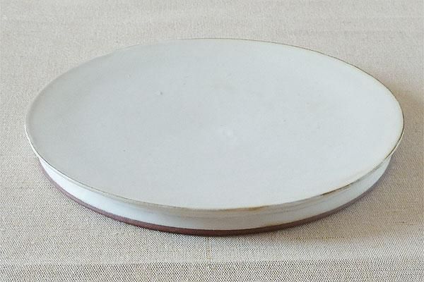 白粉引 和食器 フラット 46cm 12枚ット