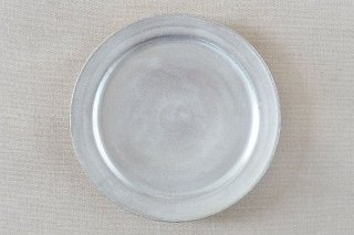 リム皿(22.5�) 　シルバー